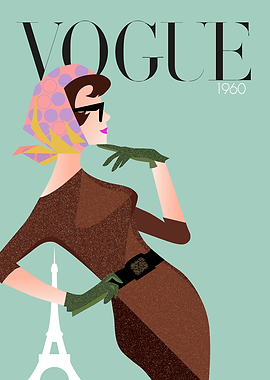 Vogue Vintage Cover 1960
