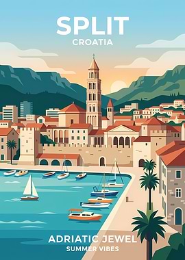 Split, Croatia Adriatic Jewel