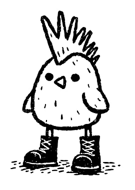 Cute Chicken in Boots