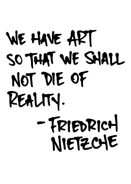 Nietzsche Quote About Art