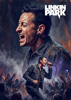 Linkin Park Chester Bennington Concert Art