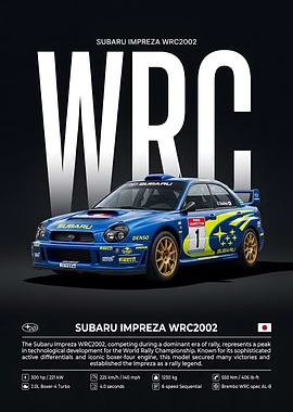 Subaru Impreza WRC2002 Poster