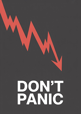 Don't Panic Falling Graph