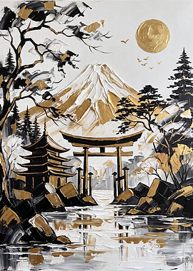 Japanese Landscape Painting
