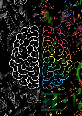 Abstract Brain Math Science