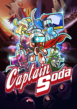 Captain Soda Game Poster Art