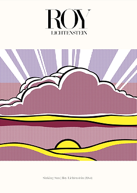 Roy Lichtenstein | Sinking Sun Poster
