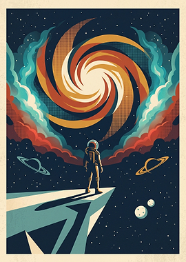 Beyond the Stars: Cosmic Spiral Adventure