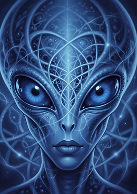 Alien Day of Disclosure Portrait