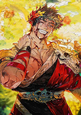 Zagreus from Hades Oil Painting