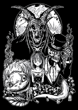 Dark Fantasy Gothic Illustration