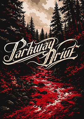 Parkway Drive Red River Forest Illustration