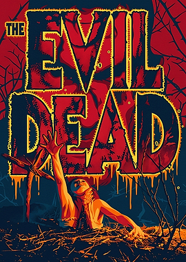 The Evil Dead Horror Movie Poster