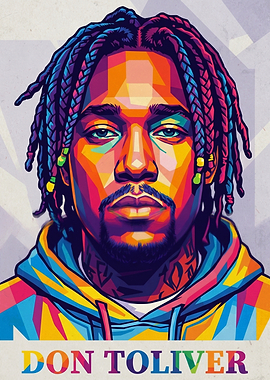 Don Toliver WPAP Pop Art Portrait