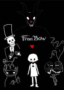 Fran Bow Game Character Illustration
