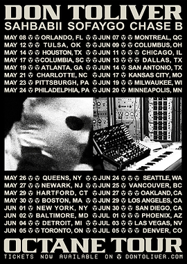 Don Toliver Octane Tour Poster