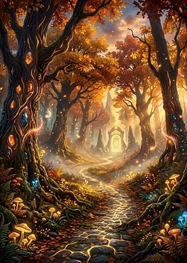 Enchanted Forest Path to Portal