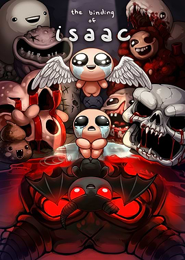 The Binding of Isaac Character Collage