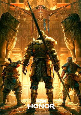 For Honor Warriors in Golden Hall