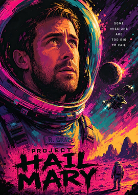 Project Hail Mary Astronaut Poster