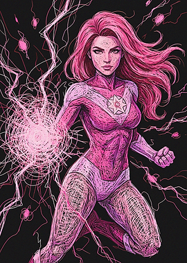Atom Eve Invincible Superhero Art