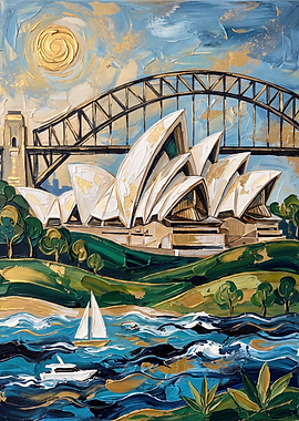 Sydney Opera House and Harbour Bridge