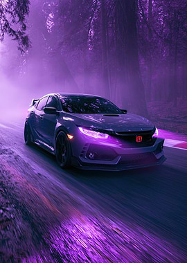 Purple Fog Honda Civic Type R