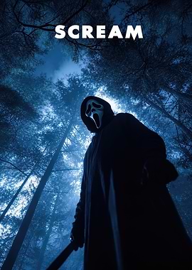 Ghostface Scream Movie Poster