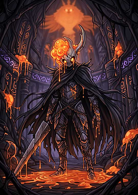 The Hollow Knight Infected Warrior