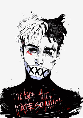 XXXTentacion Portrait Illustration