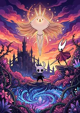 Hollow Knight Battle Against The Radiance