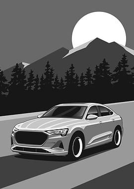 e-tron Moonlit Peaks