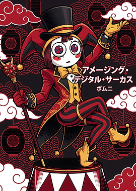 Pomni The Amazing Digital Circus Illustration