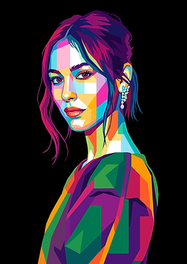 Gracie Abrams Pop Art Portrait