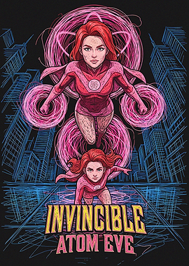 Atom Eve Invincible Comic Art