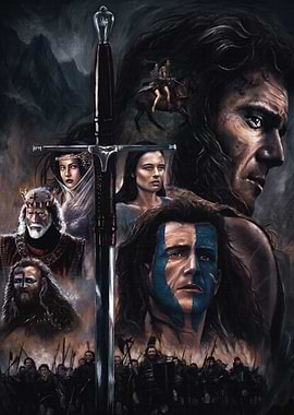Braveheart Movie Poster Art