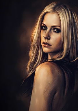 Portrait of Avril Lavigne