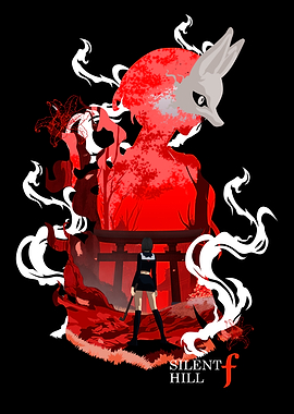 Silent Hill f Japanese Horror Poster