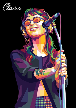 Clairo Pop Art Portrait