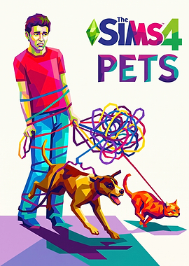 The Sims 4 Pets Pop Art