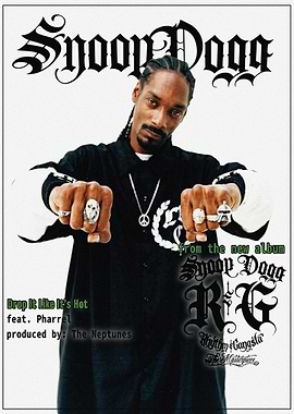 Snoop Dogg R&G Album Promotional Poster