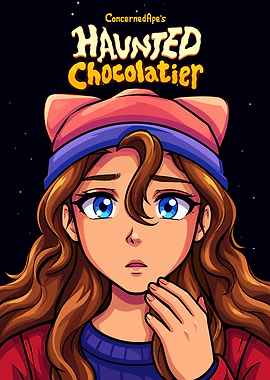 Haunted Chocolatier Pixel Art Portrait