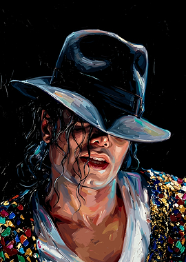 Michael Jackson Portrait Painting