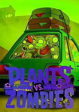 Plants vs Zombies Car Road Trip