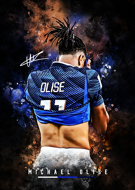 Michael Olise Football Poster Art