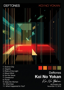 Deftones Koi No Yokan Album Poster