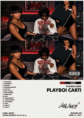 Playboi Carti Self-Titled Album Poster