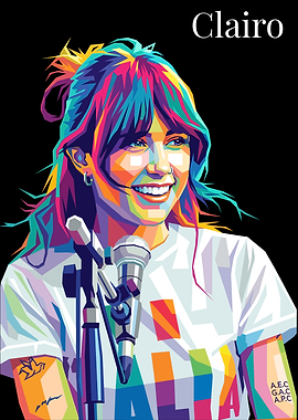 Clairo Pop Art Portrait
