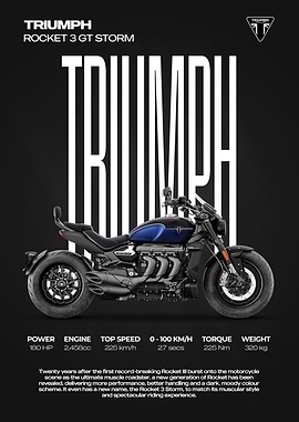 Triumph Rocket 3 GT Storm Motorcycle