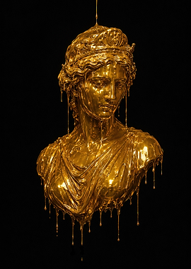 Golden statue of Hera